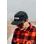 Kšiltovka Kolo je láska Pink Love 5 panel - černá