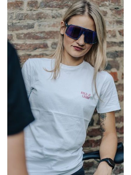 Tričko Kolo je láska Moje Kolo Je Lepší UNI - bílá