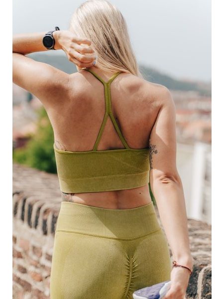 Legíny Tak začni - Push Up - zelená jako les