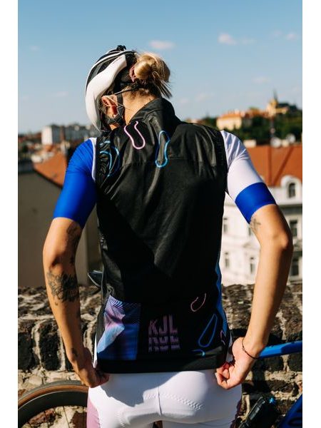 Cyklistická vesta na bicykel Bajk je láska unisex - Schizofrenic