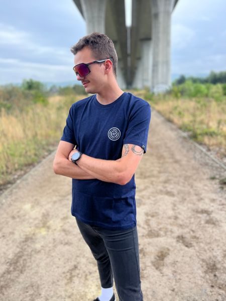 Tričko Kolo je láska Kruh LSP UNI - modrá