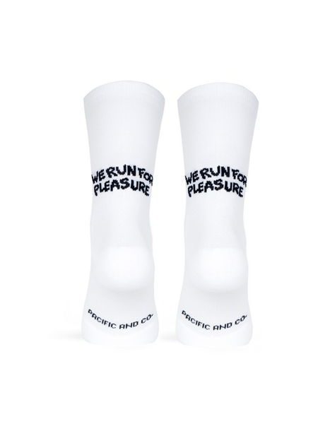 Pacific and Co Run For Pleasure White Socks