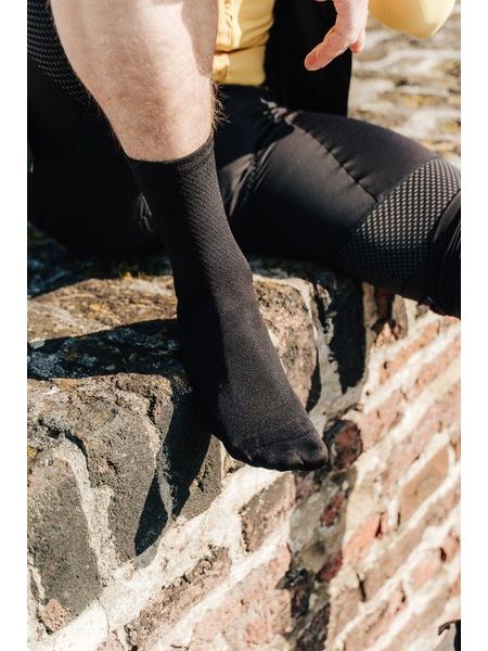 Ponožky na běhání Kolo je Láska NEjsem Single - černá