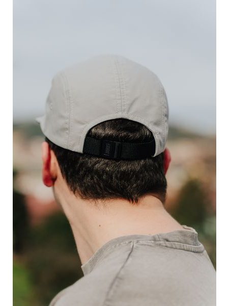 Kšiltovka Kolo je láska Pink Love 5 panel - šedá