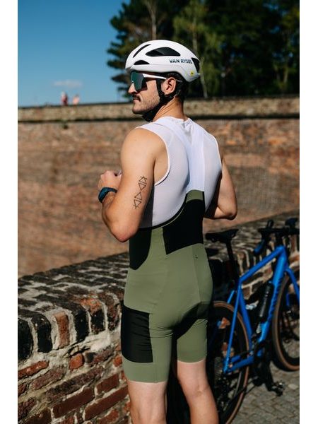 Pánské cargo cyklistické kalhoty Kolo je láska - zelená