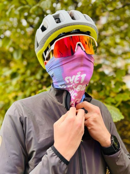 Nákrčník Kolo je láska Svět potřebuje víc cyklistů