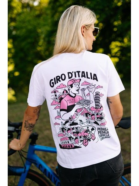 Tričko Kolo je láska Giro d´Italia unisex - bílá