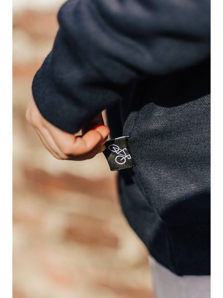 Felpa bambini La bici e amore Il mondo ha bisogno di più ciclisti - blu