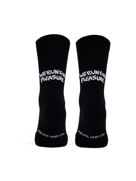 Pacific and Co Run For Pleasure Black Socks