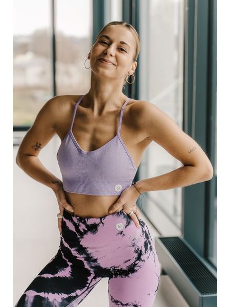 Podprsenka Fitko je láska Cross straps - Purple