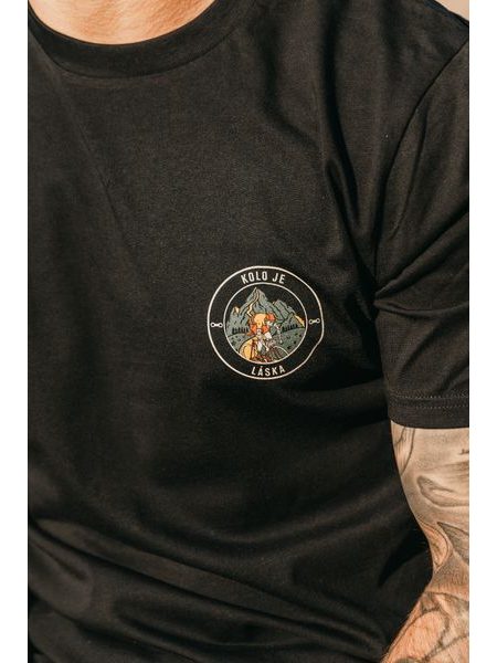 Tričko Kolo je láska Kolo Or Die unisex - černá