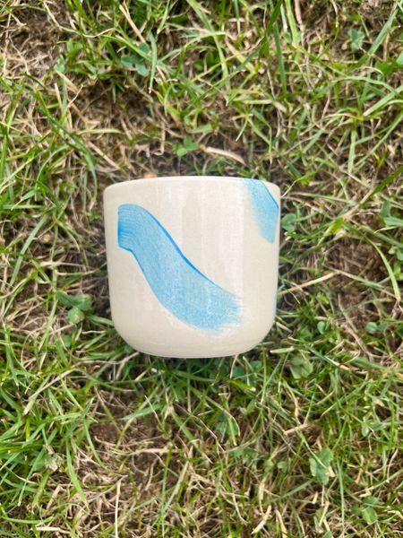 Espresso hrníček Kolo je láska - Brush Love Blue