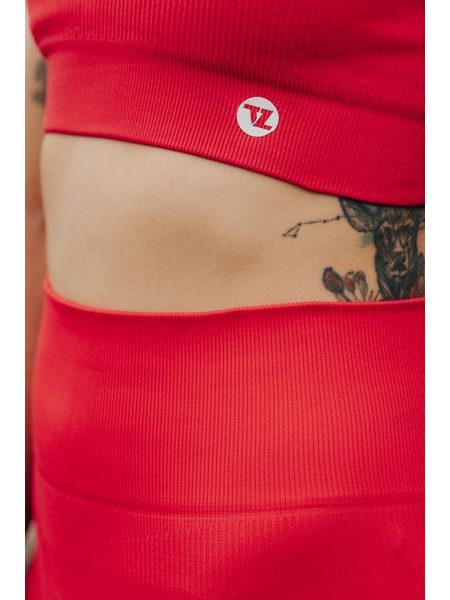 Legíny šortky Fitko je láska Tak začni - svůdná červená