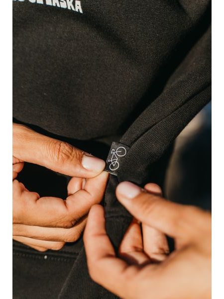 Dámská mikina Kolo je láska Svět potřebuje víc cyklistů - černá