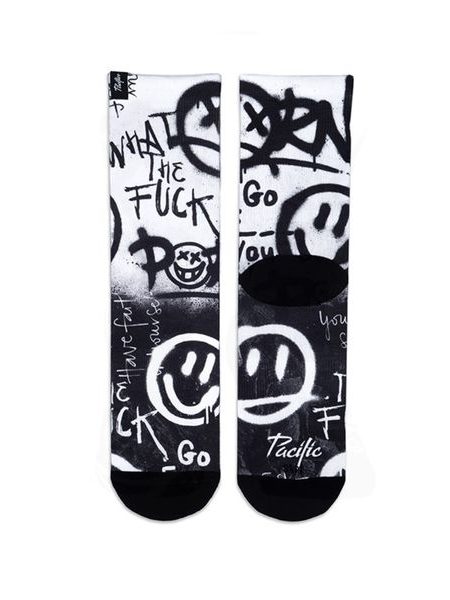 Ponožky Pacific and Co Acid Black & White