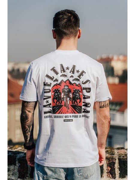Tričko Kolo je láska La Vuelta unisex - bílá