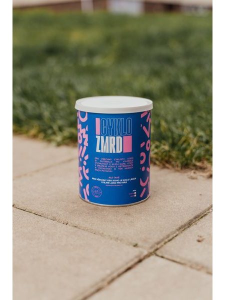 Káva Kolo je láska Cyklozmrd - plechovka