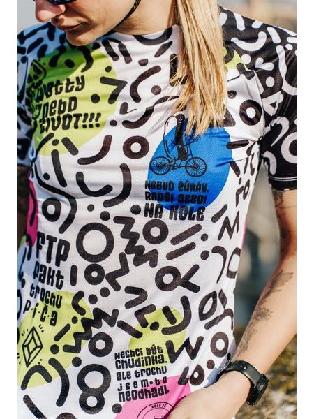 MTB cyklistický dres Kolo je láska FTP dámský