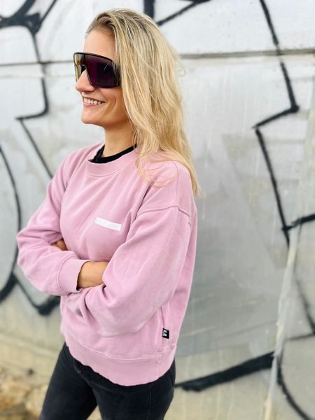 Dámská mikina Kolo je láska Pink Love - růžová
