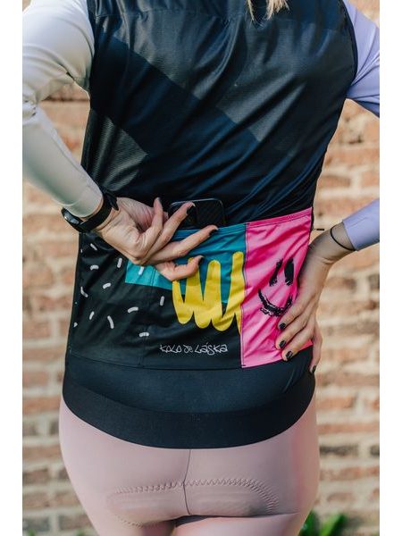 Cyklistická vesta na kolo Kolo je láska unisex - KJL vol.1