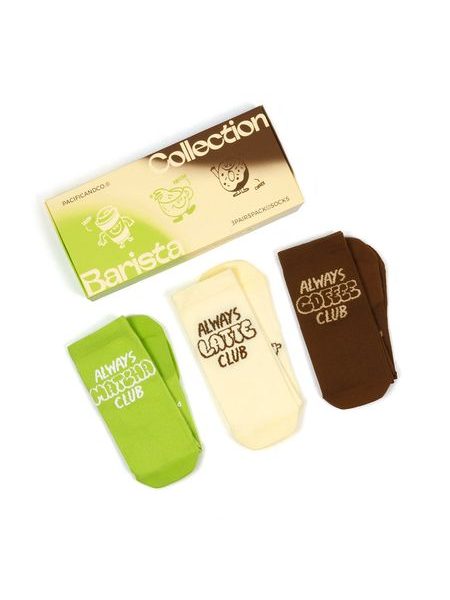 Ponožky Pacific and Co Dárkové balení "BARISTA COLLECTION"