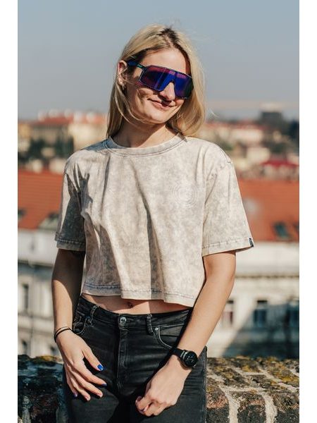 Dámské tričko Dřepuji protože nemám kozy - světlá