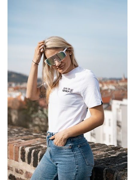 Tričko Kolo je láska Tour de France unisex - bílá