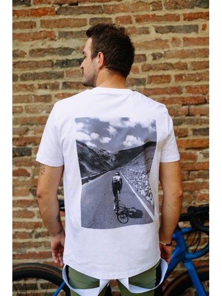 Tričko Kolo je láska Stelvio unisex - bílá