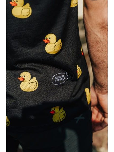 MTB cyklistický dres Bajk je láska Duck čierny pánsky