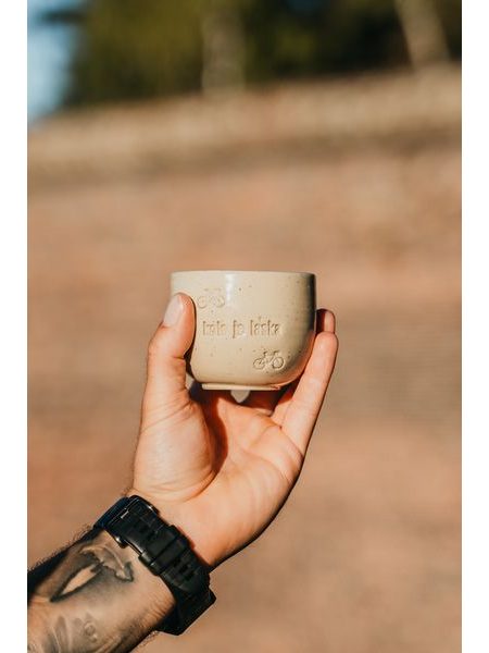 Espresso hrníček Kolo je láska - Cyklistickej