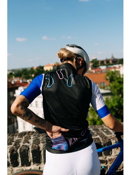 Cyklistická vesta na bicykel Bajk je láska unisex - Schizofrenic