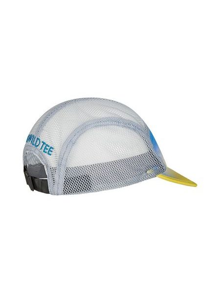 Běžecká kšiltovka WildTee ENDURANCE LED 2 - žlutá/modrá