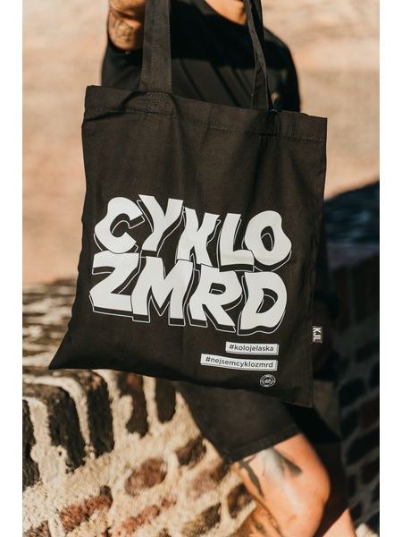 Plátěná taška Kolo je láska Nejsem Cyklozmrd