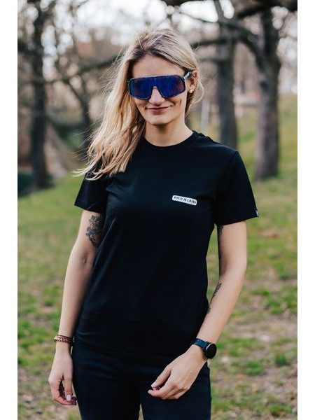 Tričko Kolo je láska JES ŠAJNÍ unisex - černá