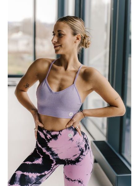 Podprsenka Fitko je láska Cross straps - Purple