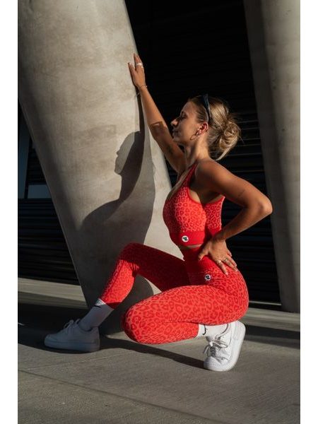 Legíny Fitko je láska Tak začni Chetah - červená