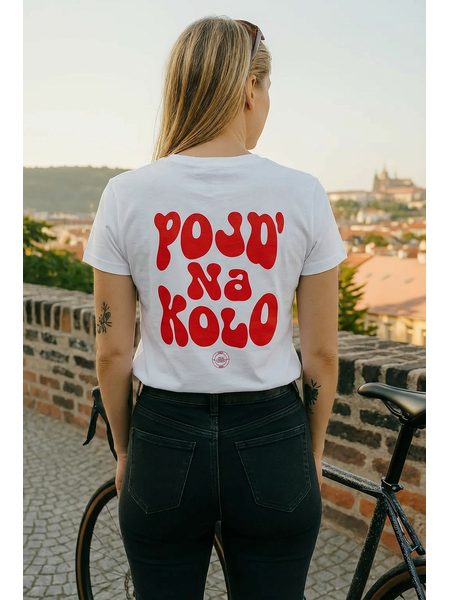 T-shirt La bici e amore Vai in bici unisex con rosso