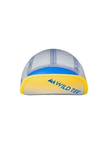 Běžecká kšiltovka WildTee ENDURANCE LED 2 - žlutá/modrá