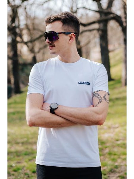 Tričko Kolo je láska JES ŠAJNÍ unisex - bílá