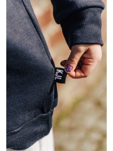 Felpa bambini La bici e amore Il mondo ha bisogno di più ciclisti - blu