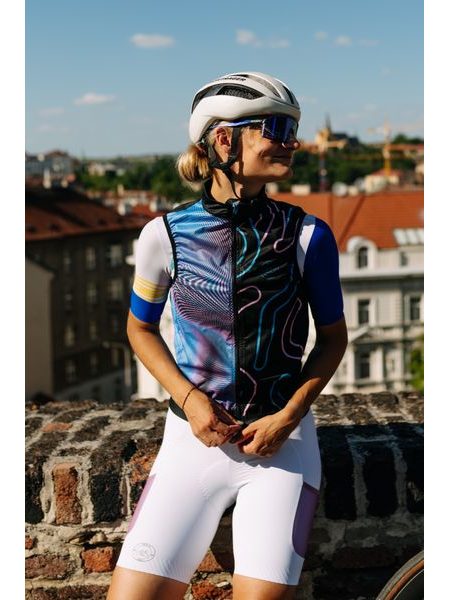 Cyklistická vesta na bicykel Bajk je láska unisex - Schizofrenic