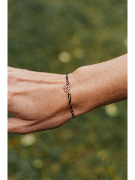 Náramek pro Cyklistu Kolo je láska - zlatý