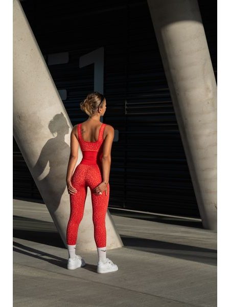 Legíny Fitko je láska Tak začni Chetah - červená