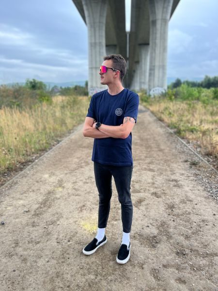 Tričko Kolo je láska Kruh LSP UNI - modrá
