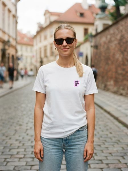 Tričko Kolo je láska Knedlo vepřo ride - bílá
