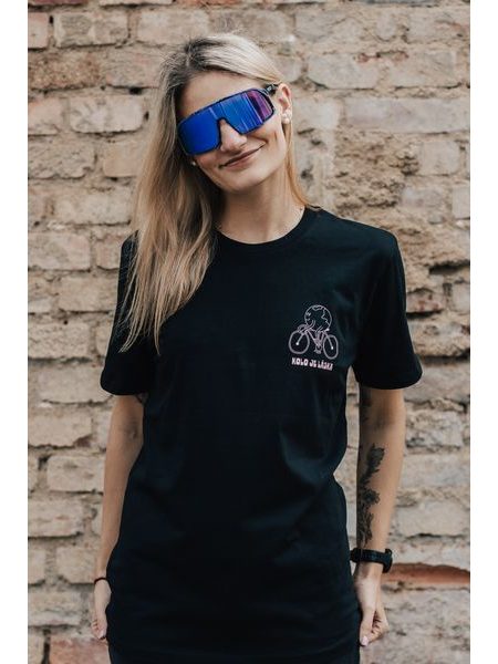 Tričko Kolo je láska collab PMS - Svět potřebuje víc cyklistek