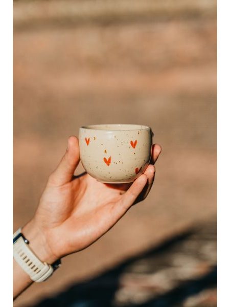 Espresso hrníček Kolo je láska Od srdíčka