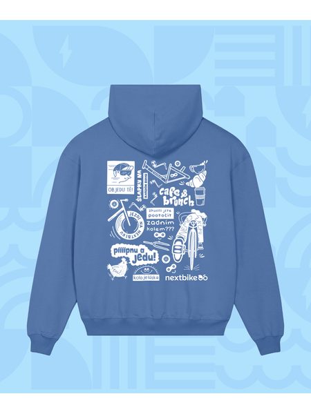 Mikina Nextbajk je láska Collab Nextbike & Kolo je láska