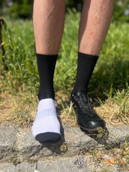 Ponožky na kolo Kolo je Láska Cyklozmrd vol.2 - černá/bílá