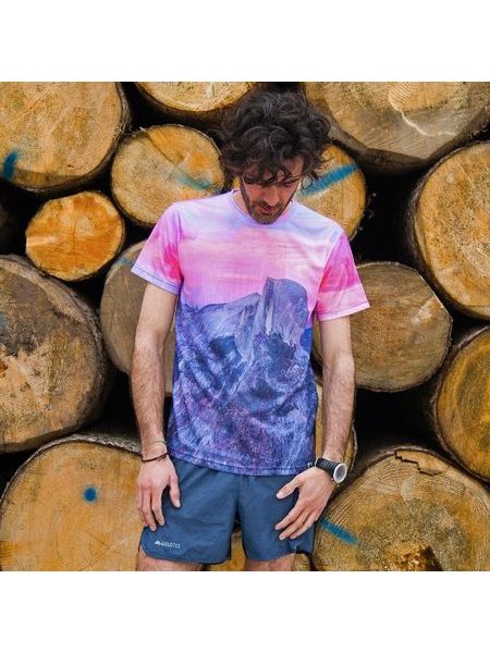 Funkční tričko WildTee HALF DOME - růžová